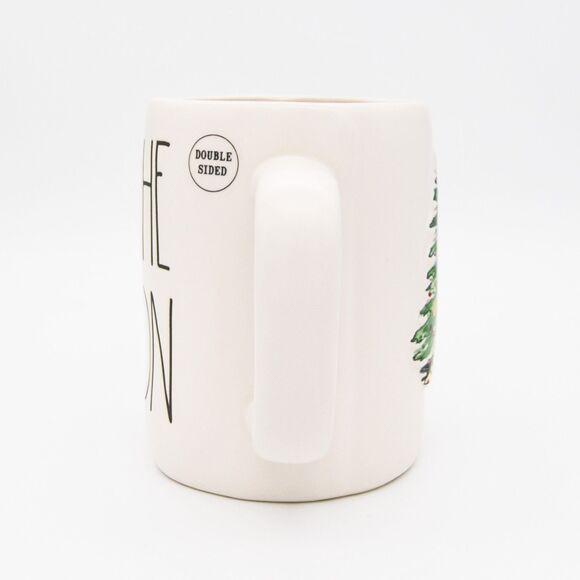Rae Dunn Christmas Mug – Tis' The Season, 16oz Double-Sided Ceramic Coffee Mug - Picture 3 of 10